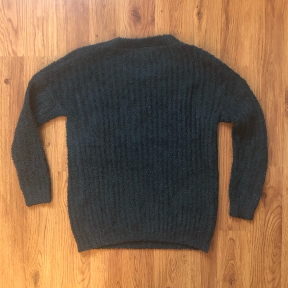 Like New Fuzzy Green Sweater - Picture 3 of 4